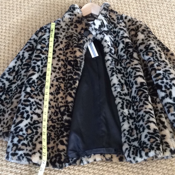 NWT Tulle Leopard Print Swing Jacket - Size Medium - Picture 5 of 7